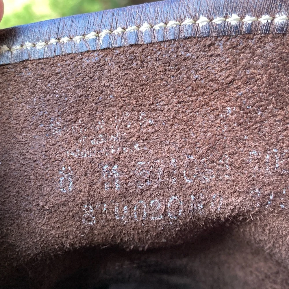 Rare FRYE 8” Harness Square Toe Vintage Leather Brown Size 9.5 - Picture 11 of 12